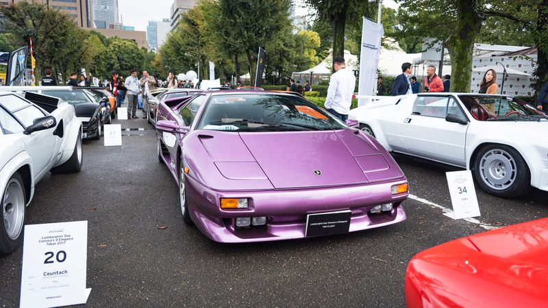 Illustration for article titled Japan's Lamborghini Day Is Delightfully Colorful
